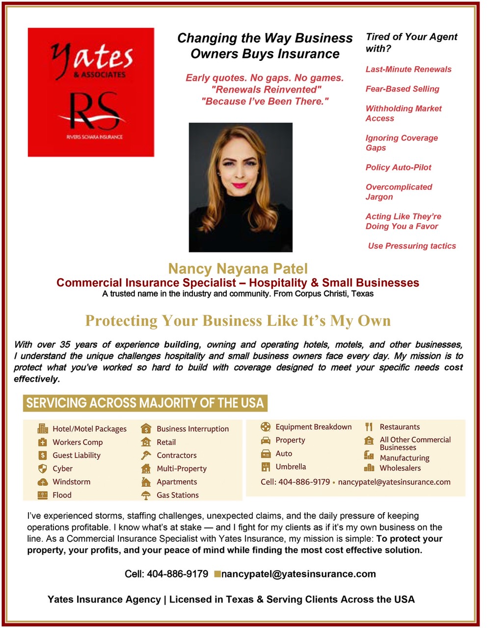 Commercial Insurance Specialist Flyer