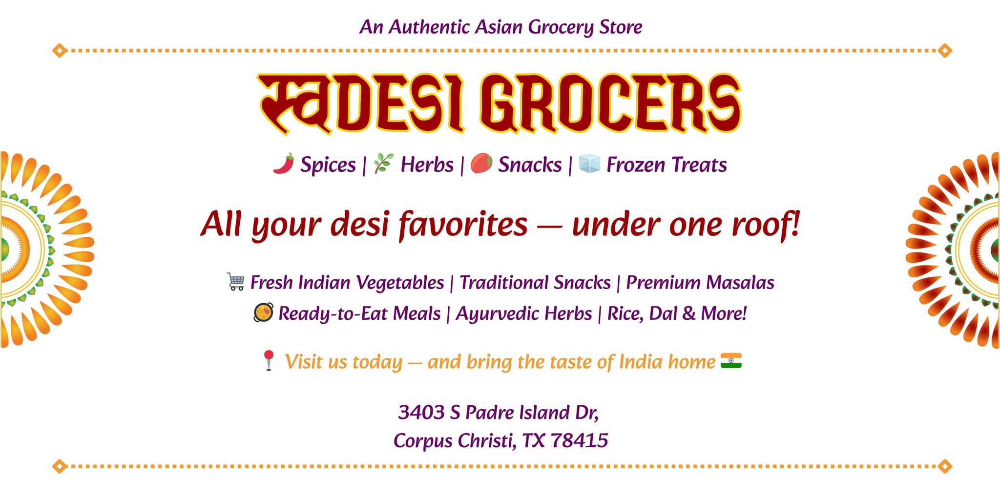 Swadeshi Groceries Ad